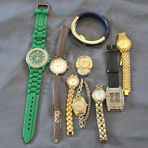 Cartier Accessories - Watch Lot Untested Sold For Parts or Repairs